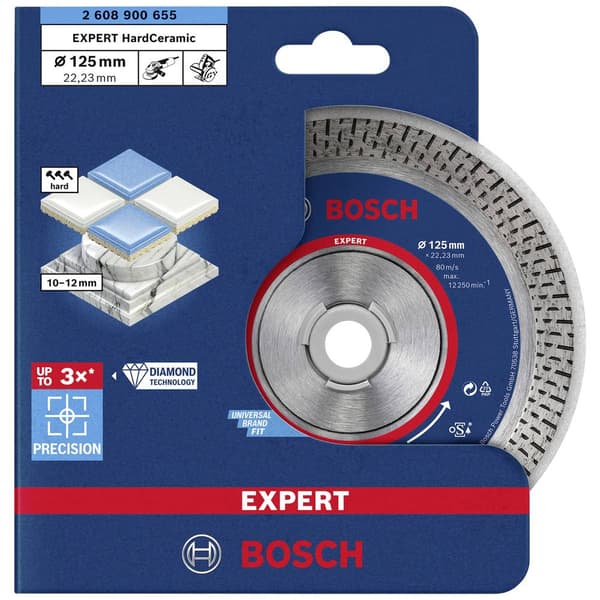 Bosch Accessories 2608900655 EXPERT HardCeramic Diamantkapskiva Diameter 125 mm 1 st