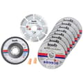 Miniatyrbild 1 av 4: kwb 712041 Delningsskiveset 10 delar 115 mm 22.23 mm 10 st