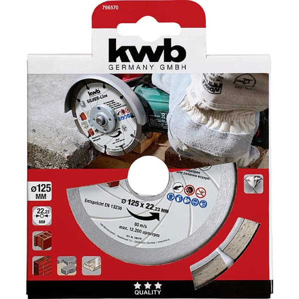 kwb 796570 Diamantkapskiva Diameter 125 mm 1 st