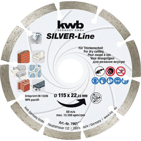 kwb 796570 Diamantkapskiva Diameter 125 mm 1 st