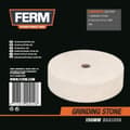Miniatyrbillede 3 af 3: FERM BGA1056 Slibesten - korn 80 - 150x40x12,7mm Hvid - DIY