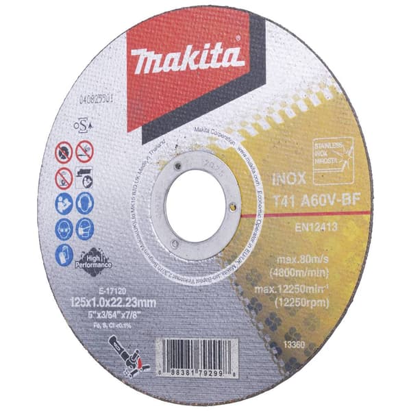 Makita E-17120-12 Separationspår rakt 12 delar 125 mm 22.23 mm 12 st