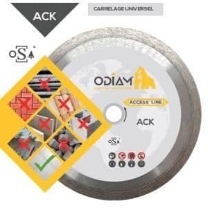 Diamantklinga - ACK Ø125 - Borrning 22,23 - ODIAM - ACK01102