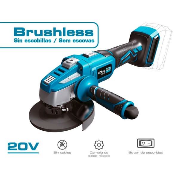 Koma Tools Kværn 08766 Blå One Size / EU Plug