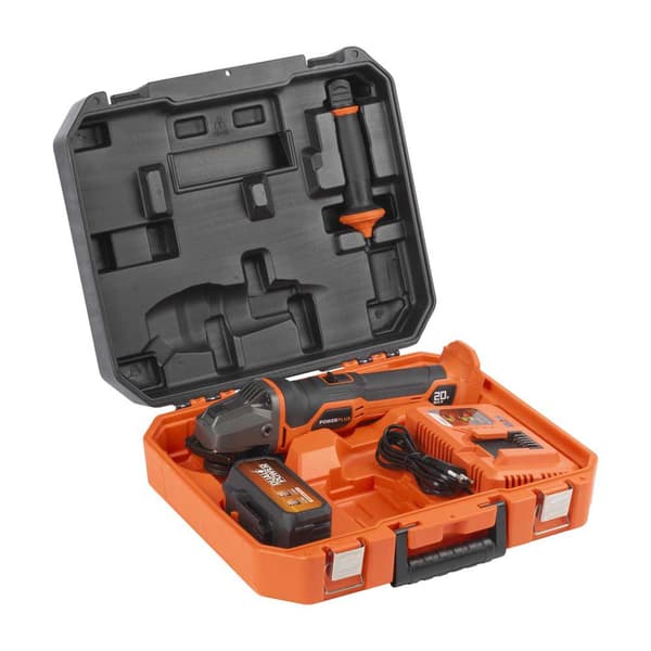 Powerplus Vinkelskivesliber Powdp35150 115 Mm Søvfarvet