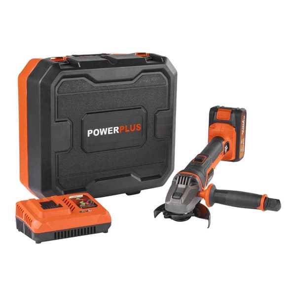 Powerplus Vinkelskivesliber Powdp35150 115 Mm Søvfarvet
