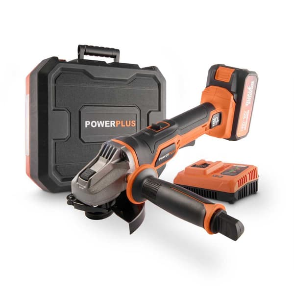 Powerplus Vinkelskivesliber Powdp35150 115 Mm Søvfarvet