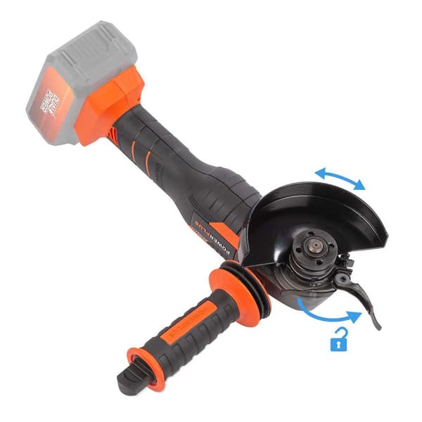 Powerplus Vinkelskivesliber Powdp35170 125 Mm Søvfarvet