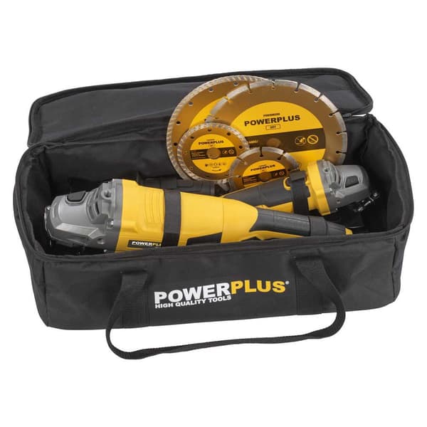 Powerplus Vinkelskivesliber Powx06250 115 Mm Gylden