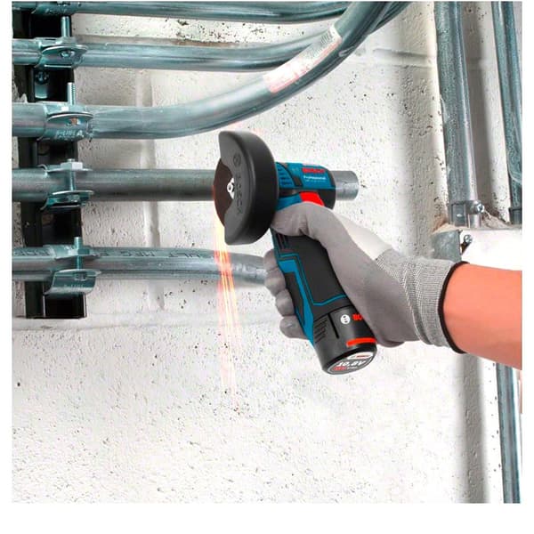 Bosch Professional Trådløs Gws 12v-76 2x Gba 12v 3.0 76 Mm Blå,Sort