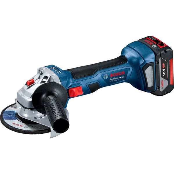 Bosch Professional Sæt Gws 18v-7 125 Mm Blå,Sort