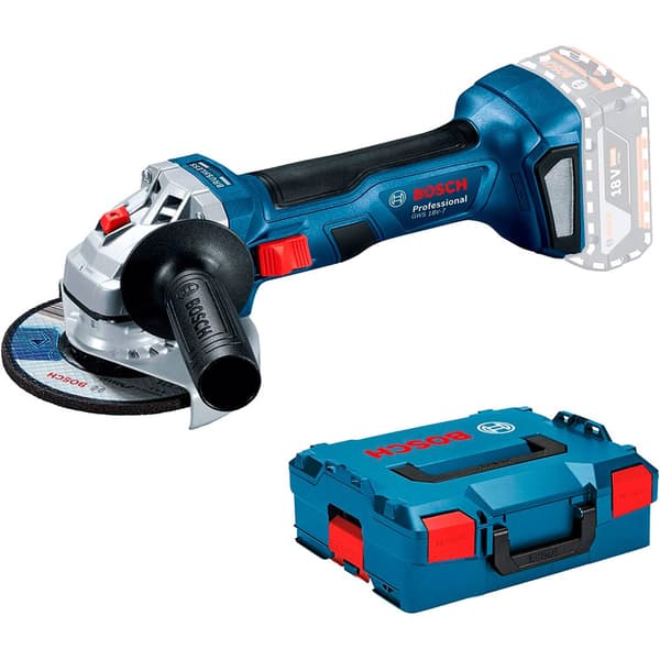 Bosch Professional Trådløs Vinkel Gws 18v-7 125 Mm L-boxx Blå