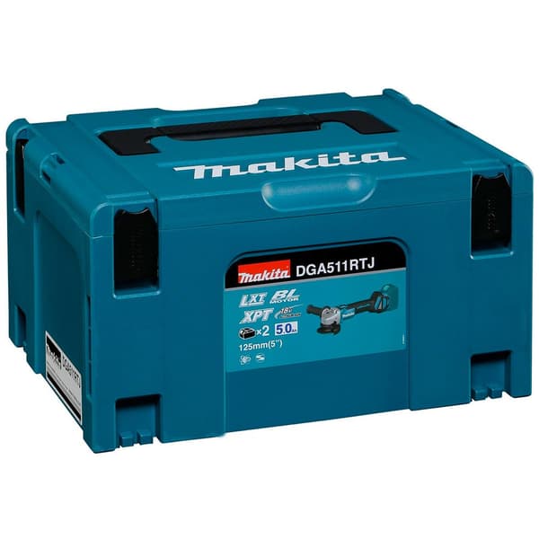 Makita Trådløs Vinkel Dga511rtj Blå,Sort,Søvfarvet