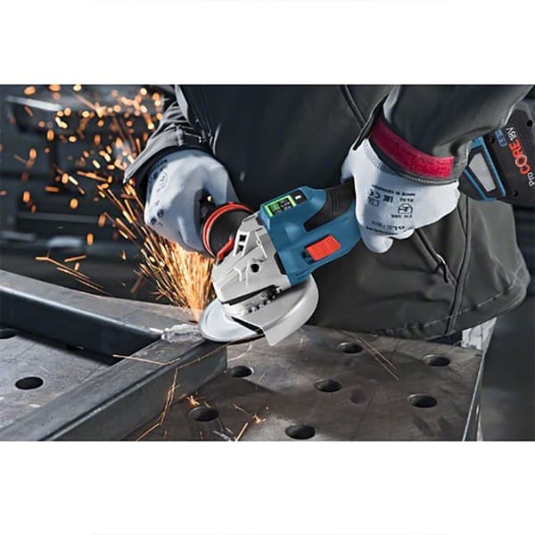 Bosch Professional Vinkelsliber Gws 18v-15 Sc+2x5.5ah Procore 18v+l-boxx Søvfarvet
