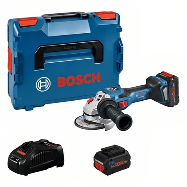 Bosch Professional Vinkelsliber Gws 18v-15 Sc+2x5.5ah Procore 18v+l-boxx Søvfarvet