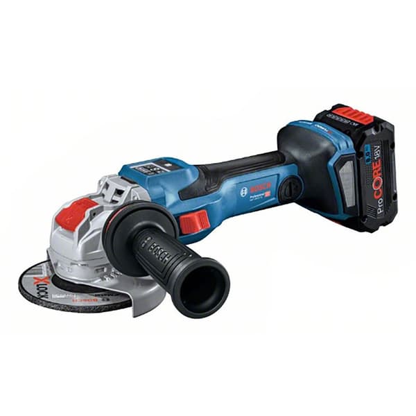Bosch Professional Vinkelsliber Gwx18v-15sc 125 Mm+l-boxx 136 Søvfarvet