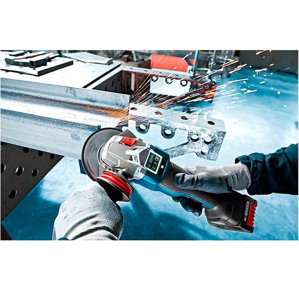 Bosch Professional Trådløs Vinkel Gws 18v-10 Psc. 125 Mm Blå