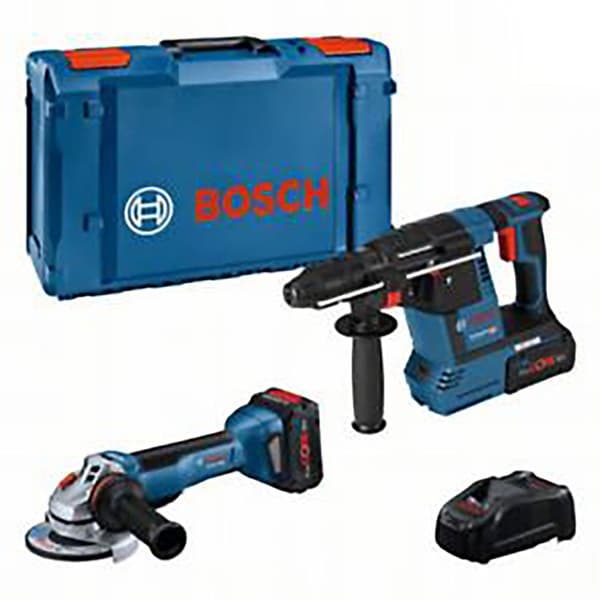 Bosch Professional Mini Kværn Gws18v-10p Gbh18v-26 2x5.5pc Lb Blå