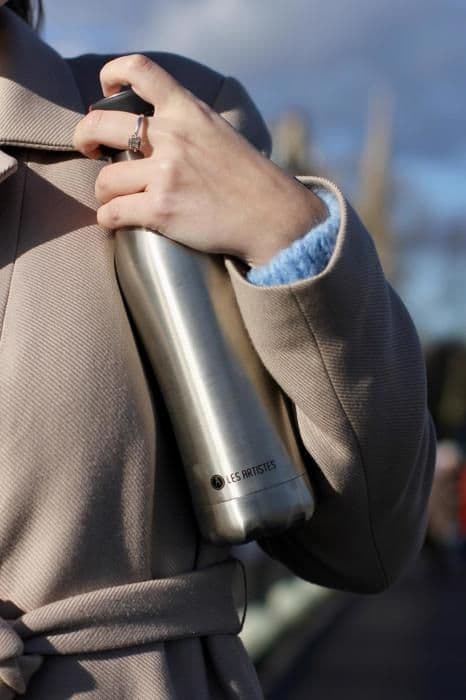 Flaska - BOTTLE UP - Metallisk Silver - 750ml