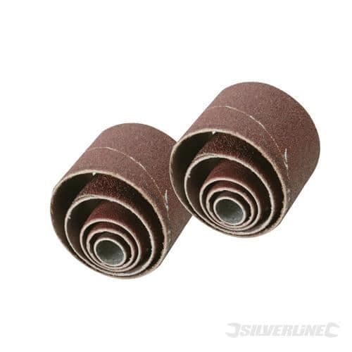 Ersättningssliptrummor - SILVERLINE - 10 trummor - 38 mm och 50 mm