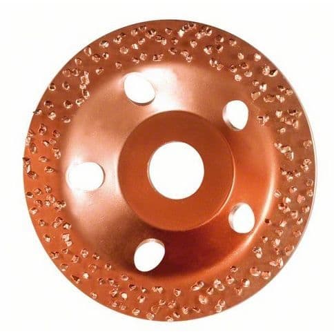 BOSCH Tungsten Carbide Plate Wheel - Grov korn - Böjd yta 115 mm