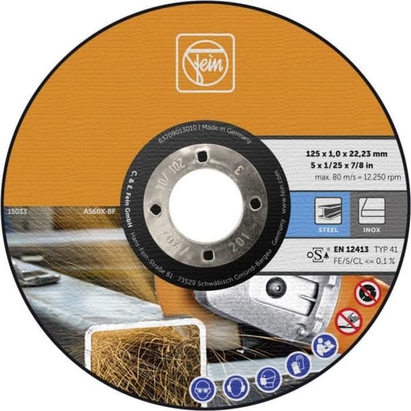 Fein 63709013010 Kapskiva 125 mm 22,23 mm 25 st.