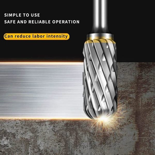 Hårdmetallborrset kompatibelt med Dremel - metallborrar - 10 st, 1/8" skaft för gör-det-själv - för gör-det-själv, gravering
