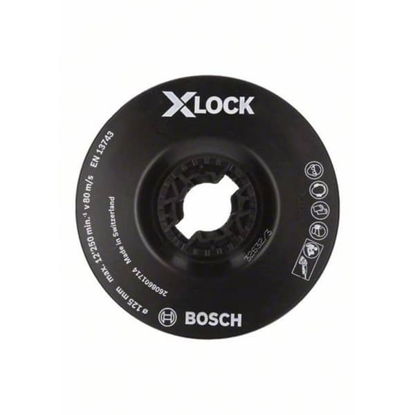 Slipplatta - BOSCH - 2608601714 - 125mm - X-LOCK - P60 och finare