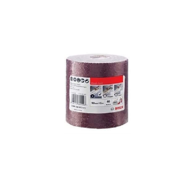 BOSCH Sliprulle för trä och färg 93 mm x 5 m Ref 2609256B73