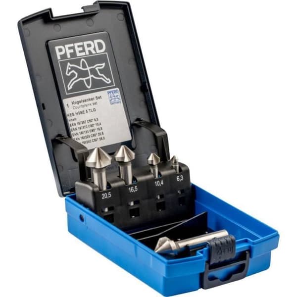 PFERD SET KES HSSE DIN 335 C90° 5 25202156 HSS försänkningssats 1 st.