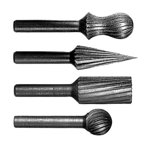 Set med fräsar för frihandsarbete för borrar, 4 delar Bosch 1609200314
