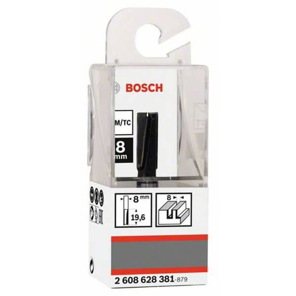 Fräs - Bosch - 2 608 628 381 - Diameter 8 mm - Längd 51 mm - Arbetslängd 20 mm