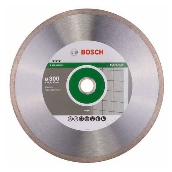 Bosch - Diamantkapskiva för keramik 300x30 / 25,4x2,8mm