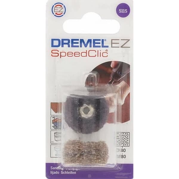 DREMEL slipkuddar - Set om 2 - Ø 25mm - Korn 180/280