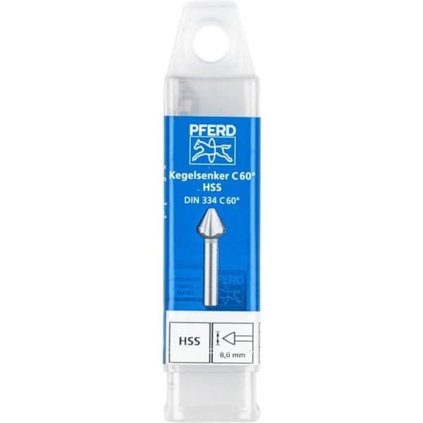 Konisk försänkning - PFERD - KES HSS DIN 334 - 8 mm - Vinkel 60° - 1 st.