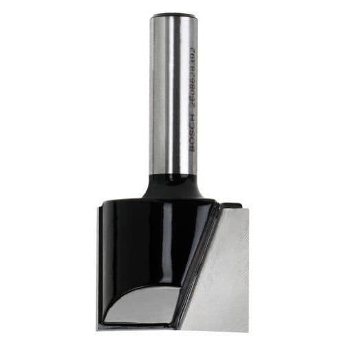 Bosch 2608628429 Rätt fräs med två skär i tungstenkarbid för fräs. Diameter 8 mm
