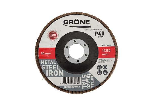 Klaphjul 40 Grone 125mm - blå