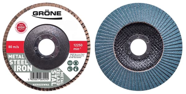 Klaffhjul 60 Grone 125mm - blå