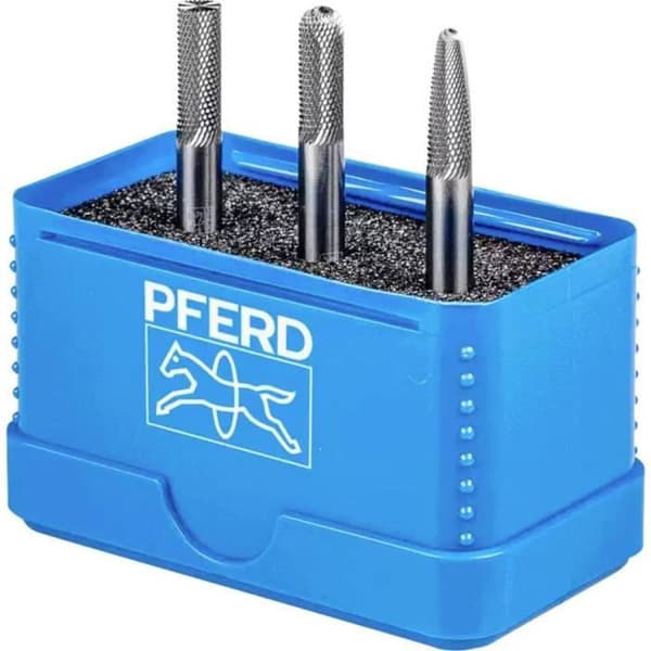Skaftfrässats - PFERD - 21901306 - Volframkarbid - Skaftdiameter 6 mm