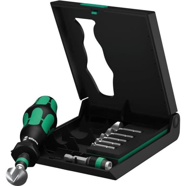 Konisk försänkningssats - WERA - 845-8 - 8 delar - HSS - Olika dimensioner (6,3 till 20,5 mm)