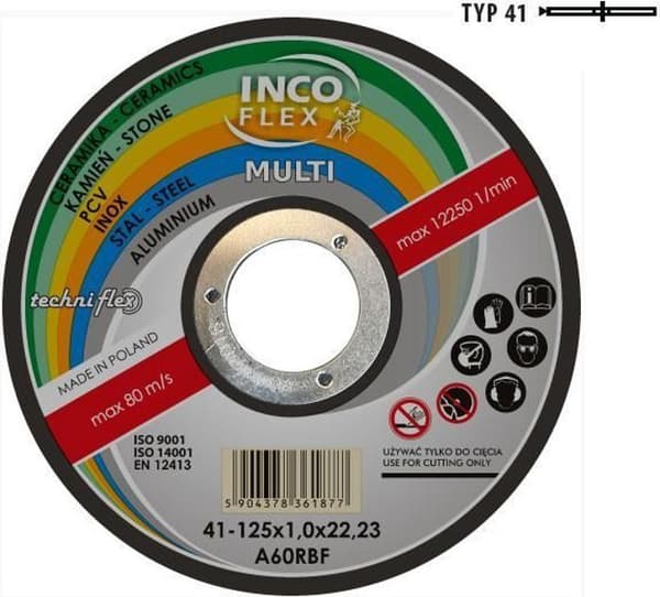 Techniflex - M415-125-1,6-22A46Rm - Universellt metallskydd, PVC, betong 125 x 1,6 mm ()