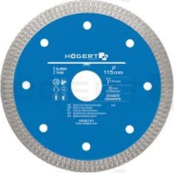 Slipande skiva - skärskiva Högert teknik - HT6D722 - Diamantskiva 125 mm för keramik