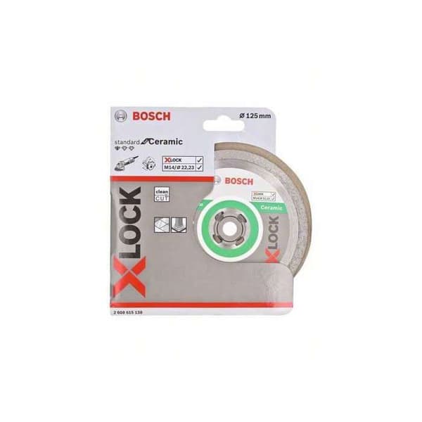 Diamantkapskiva - BOSCH - 2608615138 - X-LOCK - Kontinuerlig skäregg - Plattsättning