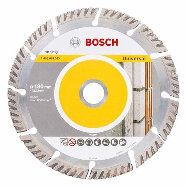 Bosch Diamantskärskiva Standard för Universal, 180 x 22,23 x 2,4 x 10 mm - 2608615063