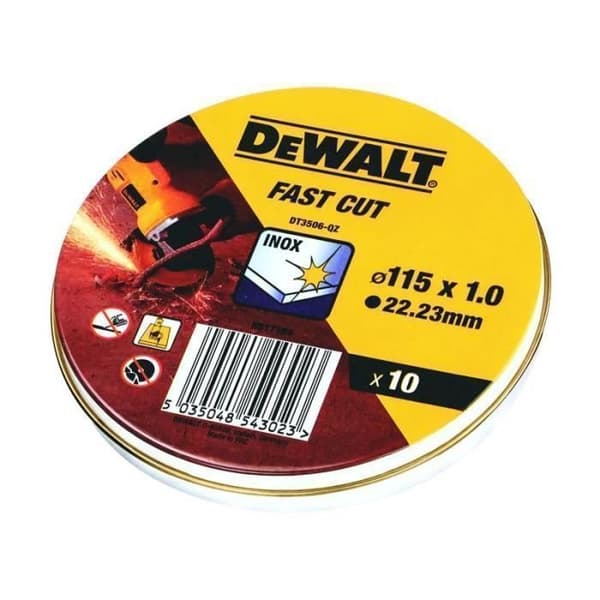DEWALT kapskiva - DT3506-QZ - 115 mm x 1,0 mm - Rostfritt stål