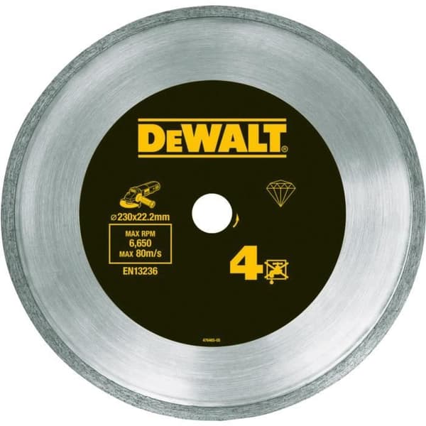 Skärskiva - DeWalt - DT3736-XJ - Diameter 125 mm - Max hastighet 12 250 Varv/min - Hål 22,2 mm