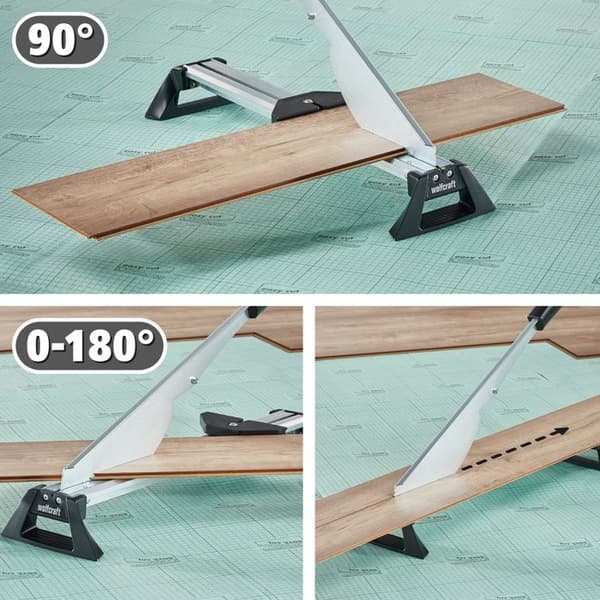 Skärpress för laminatgolv upp till 11 mm tjocka LC 600 - wolfcraft 6937000