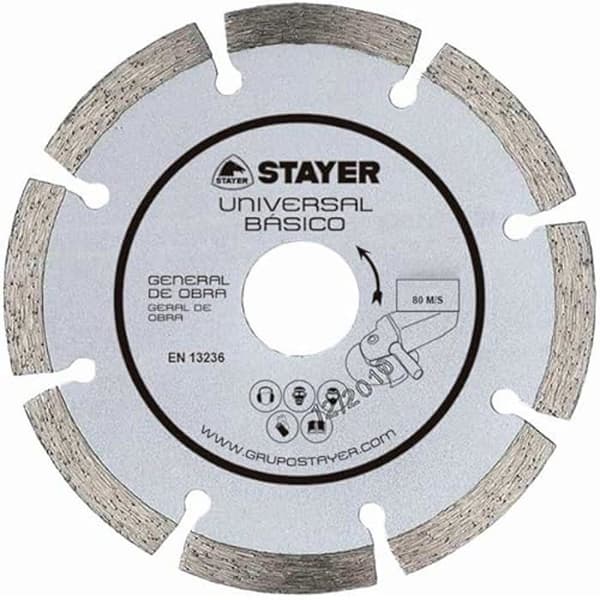 Professionell diamantklinga - Stayer - Modell 8427648723412 - Ø125 mm - Universal - Medium hårdhet