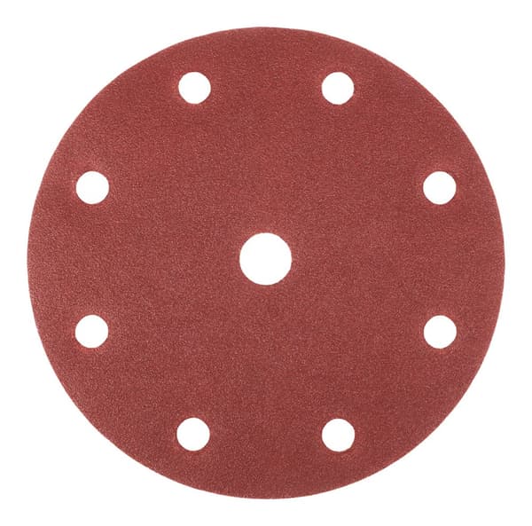 Slibeskiver 150 mm, P180, 5 stk, med 9 huller til 04-721