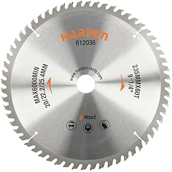 Kapskiva - Härda - Ø 235 x 25,4 mm - Flerfärgad - Referens S6502786 - Idealisk för trä